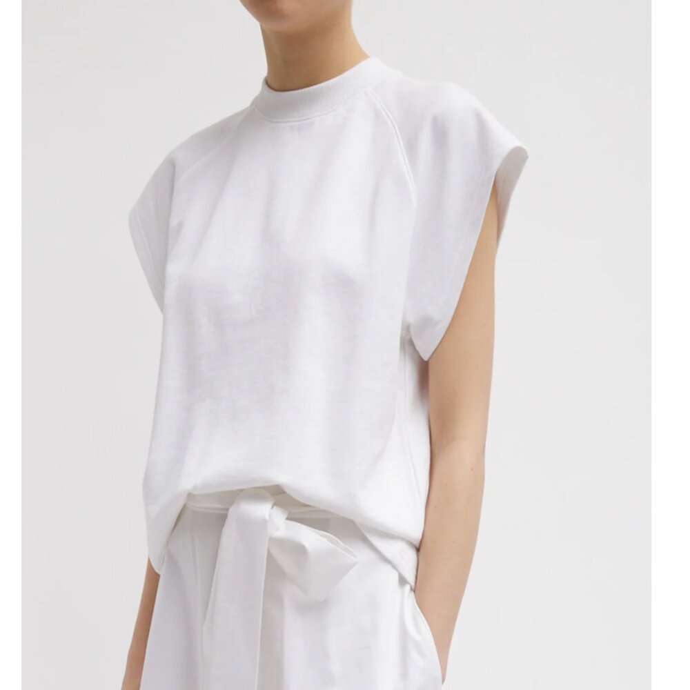 Tibi Summer Sweatshirting Sleeveless Easy Top XS NWT